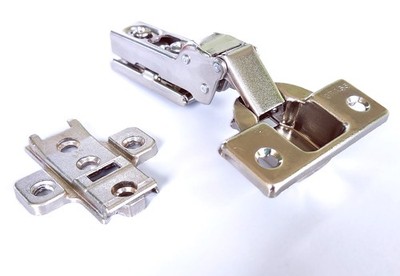 Grass Topfband 1006-30 Scharnier 110° Eckband  u. Snap-On Montageplatte 1,5 mm