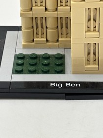 Lego Architecture Big Ben NOT Complete No Instructions Or Box ￼