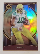2022 Bowman University Chrome Football Invicta Insert #BI-19 Bo Nix