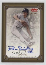 2004 Fleer Greats of the Game Auto Ron Guidry #GBA-RG Auto n8a