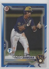 2021 Bowman 1st Edition Blue Foil 56/150 Freddy Zamora #BFE-2 0c6