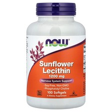 Sunflower Lecithin, 1,200 mg, 100 Softgels