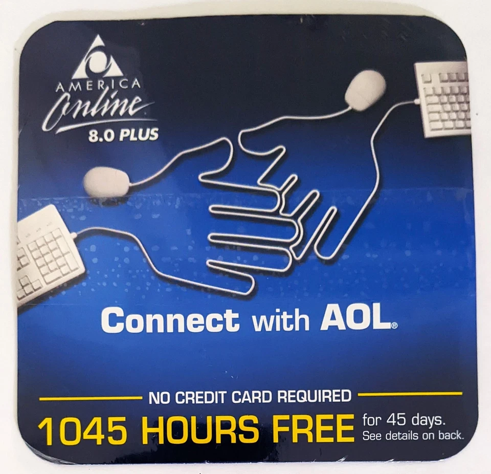 America Online Collectible Install Disc, Vintage AOL CD - New Sealed! - Image 2 of 2