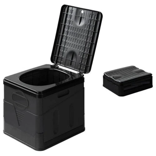 ⭐20L Portable Folding Toilet Car Outdoor Travel Potty for Camping Hiking Beach - Picture 9 of 9