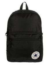 Mochila Converse Go 2 tamaño completo bolsa de libros negra 10020553-A01 nueva
