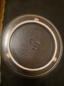 Mikrowelle Dreh Teller, Glasteller D 25,5 cm, aus Glas mit Drehteller D 18,5 cm