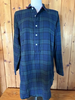 Alex Mill x Jimmy Fallon P Jimmies Flannel Tartan  Plaid L Sleep Shirt