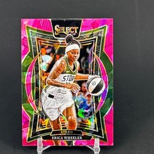 2025 Panini Select WNBA #28 Erica Wheeler Pink Ice Prizms