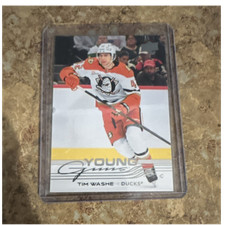 Upper Deck 2025-26 Series 1 Young Guns Tim Washe Ducks #206 Ice Hockey