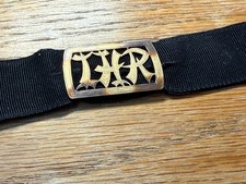 Antique 14k Gold Chinese Style Watch Fob - Calligraphic Monogram - Chicago