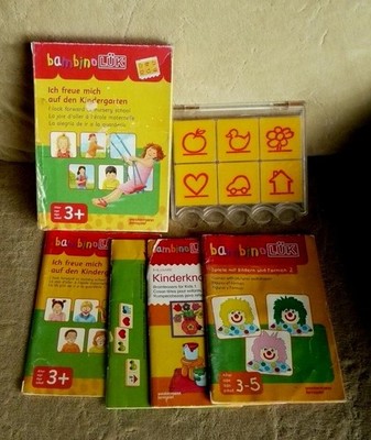 bambinoLÜK- Set Westermann Lernspiele  Kontrollkasten + 2  Hefte   Alter ab 3 J.