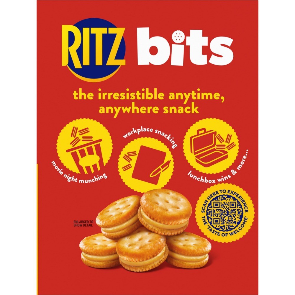 RITZ Bits Cheese Sandwich Crackers, 8.8oz, 3-Pack