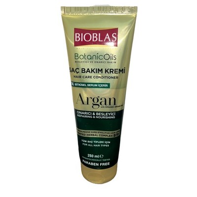 Bioblas ~ Botanic organic Oils SAC BAKIM KREMI Conditioner Argan 250ml US Ship