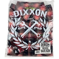 DIXXON Flannel "Pazuzu" Men's XL Horror Series Exorcist Tribute Plaid Snap Shirt