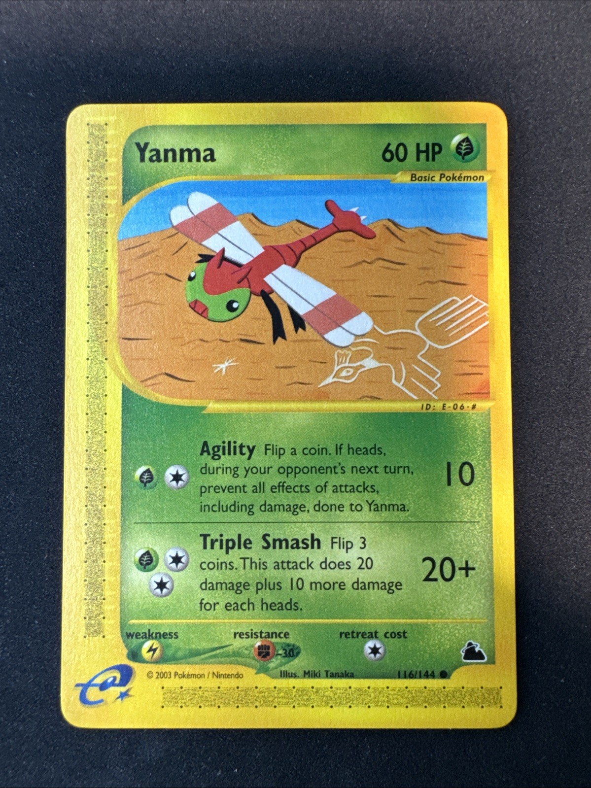 Yanma 116/144 Skyridge Regular Pokemon S538