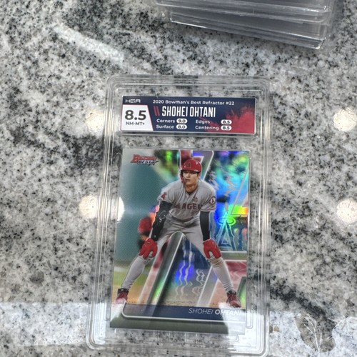 Topps 2020 Bowman's Best Shohei Ohtani Refractor #22 HGA 8.5 Graded MLB