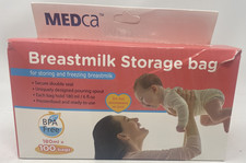 Medca Breast Milk Storage Bag 6oz Double Seal Bags 100 Ct Pack FAST USA SHIPPED