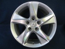 Acura Tsx 09-14 17 5 Spoke Machined Silver Alloy Wheels - Set 4 - 71781 Oem