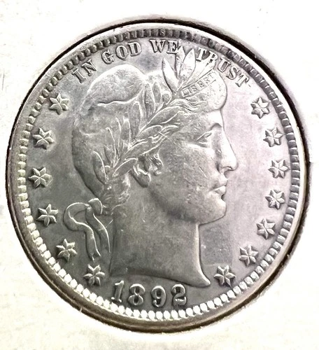1892-P Barber Quarter 25C BU Details