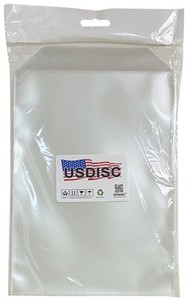 50 USDISC Storage Pockets 6.75 x 9.5, 4mil Stamp & Die (Clear) Flap