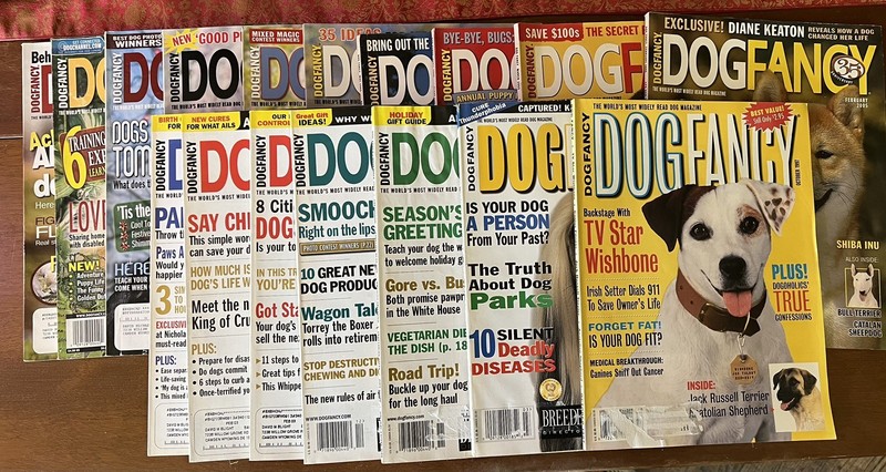 Lot of 17 Dog Fancy Magazines-1997, 2000/02/05/06/08- Great Pics & pet info #DF1