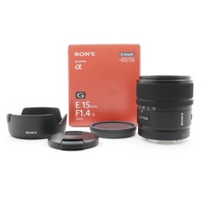  OPEN BOX GOOD  Sony E 15mm f/1.4 G Lens