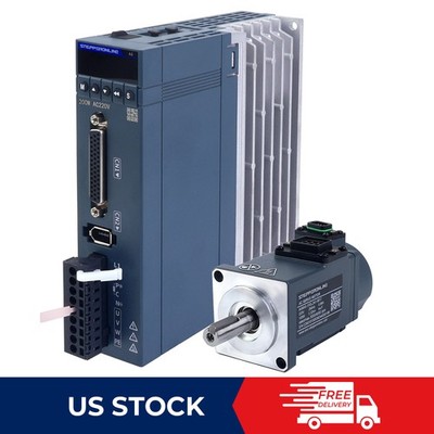 STEPPERONLINE RS485 100W AC Servo Motor Kit 3000rpm 17-Bit Absolute Encoder IP67