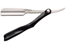 Feather Folding Razor Professional Artist Club SS Leather Japan Black