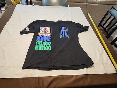 Authentic Logo 7 1994 USA World Cup T shirt Size XL Kick Some Grass 