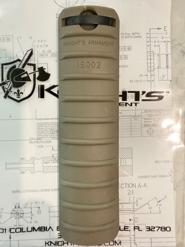 KAC-Knight’s Armament 9 Rib Handguard Panel, 5.48 Inch Length FDE x 2 ...