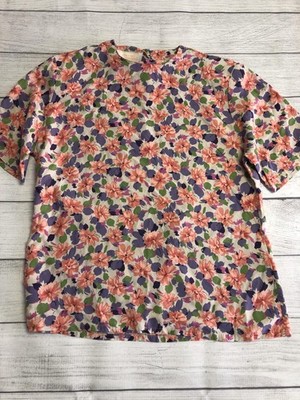 Vintage Pendleton Shirt Womens 10 Floral Rayon Country Sophisticates 90s