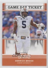 2020 Panini Contenders Draft Picks Game Day Tickets Derrick Brown #18 1u6