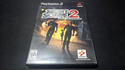 Silent Scope 2: Dark Silhouette Konami Sony Playstation 2 PS2 LN perfect cond/