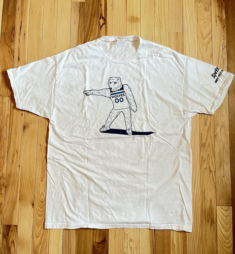 Minnesota Timberwolves 2024 NBA Playoff T-Shirt Giveaway White Size XL Crunch