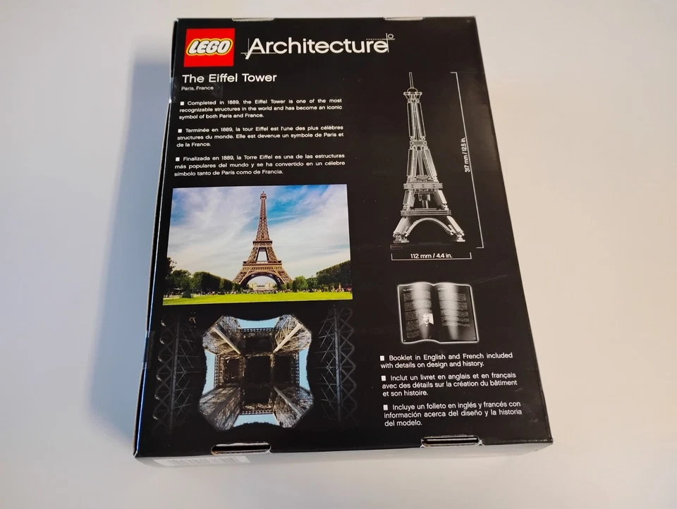 LEGO Architecture: The Eiffel Tower 21019 - NEW - Image 2 of 2