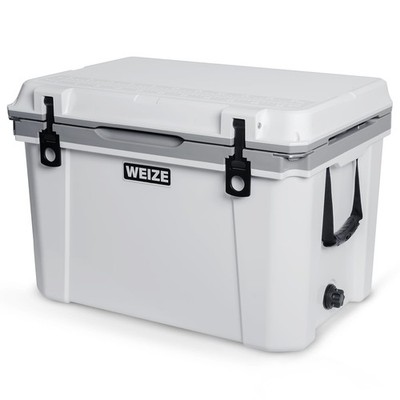 WEIZE Ultra-Light 55 Quart Hard Cooler Insulated Portable Ice Chest Box