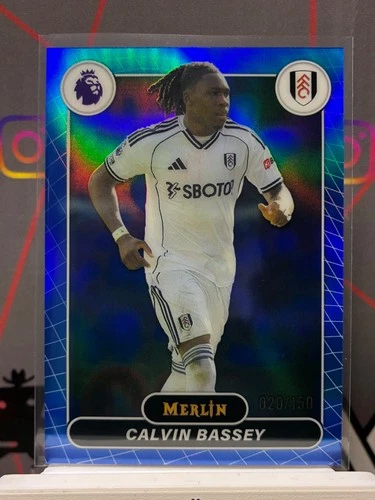 2025-26 topps merlin premier league Calvin Bassey blue /150 Fulham