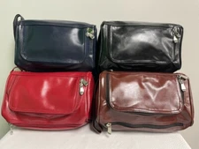 Winston Collection Toiletry Bag Colombian Simulated Leather  60413CSL 4 Colors