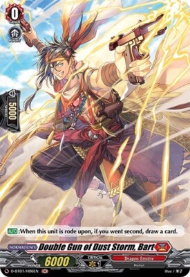x1 Double Gun of Dust Storm, Bart - D-BT01/H06EN - H CFV M/NM