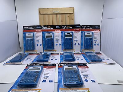 Lot of 10 Texas Instruments TI-30XIIS Scientific Calculator, Blue NEW SEALED