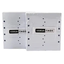 White Self Locking Key Tags 2000 Plastic Arrow ID Tags Easy to Use and Econom...