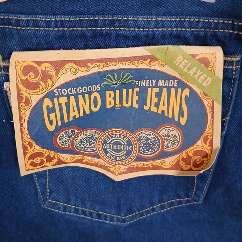 Vintage Women's Gitano Relaxed Fit Jeans Size 16 30x30 Indigo Blue Mom Y2K NWT - Picture 5 of 20