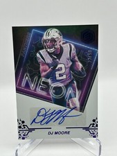 2022 Panini Elements - Neon Signs Autographs Purple #NS-DJM D.J. Moore /50 (AU)