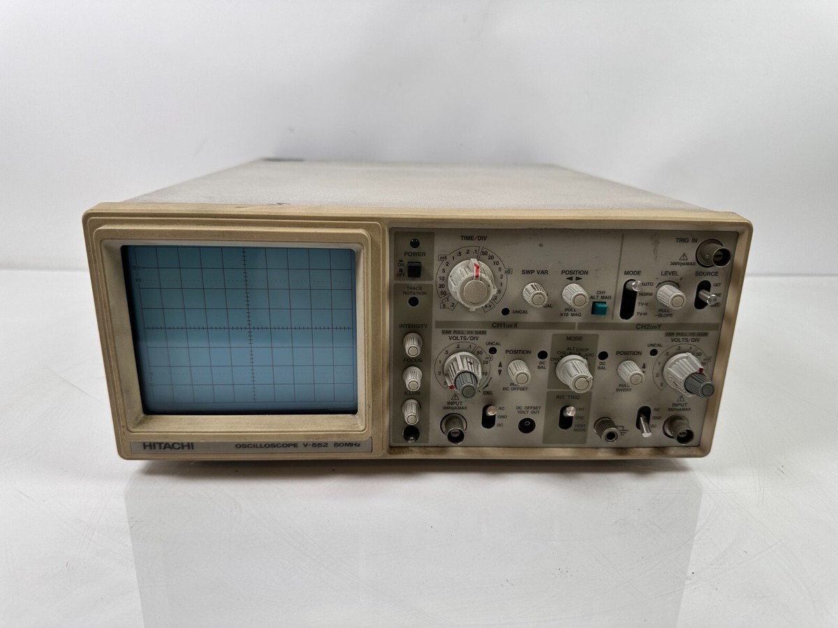 Hitachi V552 Oscilloscope 50mhz V-552 for sale online | eBay