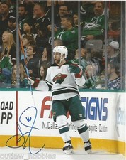 Minnesota Wild Jason Zucker Autographed Signed 8x10 COA D