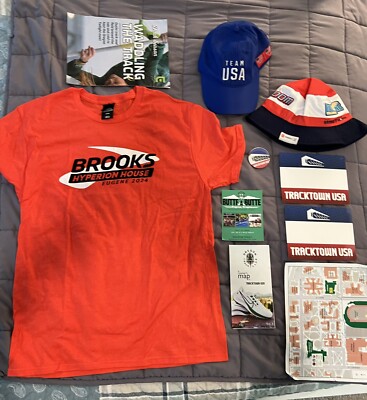 Track Field US '24 USA OLYMPIC TRIALS 10 ITEM LOT EUGENE Hats