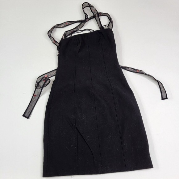 Cinq A Sept Black Anaelle Mini Dress sz 00 | eBay
