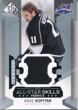 2015/16 SP Game Used AS-13 Anze Kopitar All-Star Skills Fabrics Insert