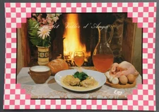 Carte Postale Recette : Le poulet Vallée d'Auge (23)