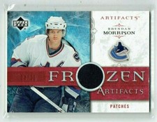 06-07 UD Upper Deck Artifacts  Frozen Artifacts  Brendan Morrison  /35  Patch